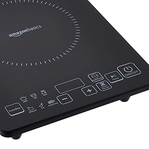 AmazonBasics Induction Cooktop with Touch Panel 2000 Watt