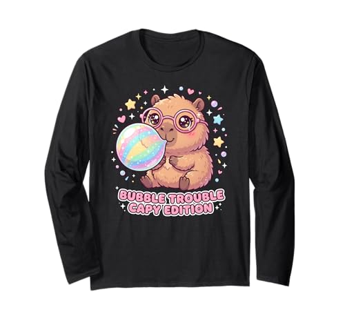 Capybara Blowing Bubble Chewing Gum Bubble Trouble, Capybara ����T�V���c