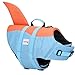Mobiclinic®, Schwimmweste Hund, Haifischflossen-Design, Rettungsgriff, Verstellbares Geschirr, Leinenring, Hoher Auftrieb und Gute Sichtbarkeit, Sharky, Leicht, Schwimmen, Surfen, Segeln