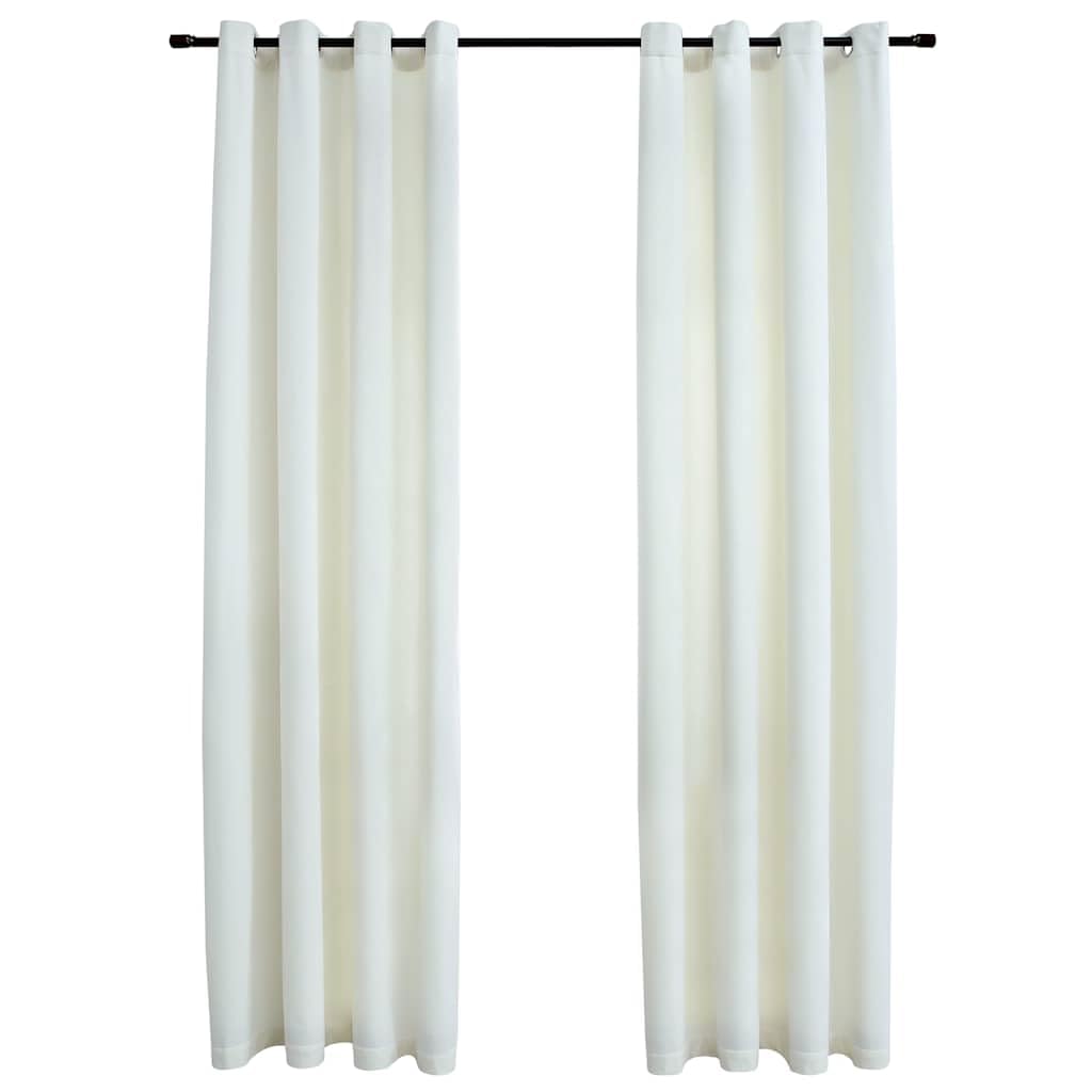Tende Oscuranti Velluto 140x245 Cm, 2 Pezzi