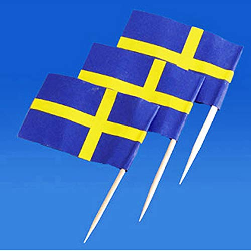Sweden Flag Toothpicks - 50 Pk.