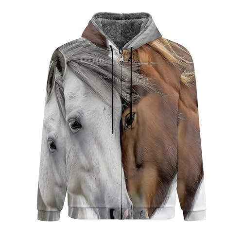 Sweats à capuche pour hommes doublés en polaire S-5XL, vestes d'hiver chaudes