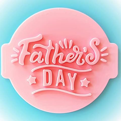 Happy Fathers Day HF04- Embosser/Stamp for Fondant, Icing, Cupcake, Cake, Decoration Cover