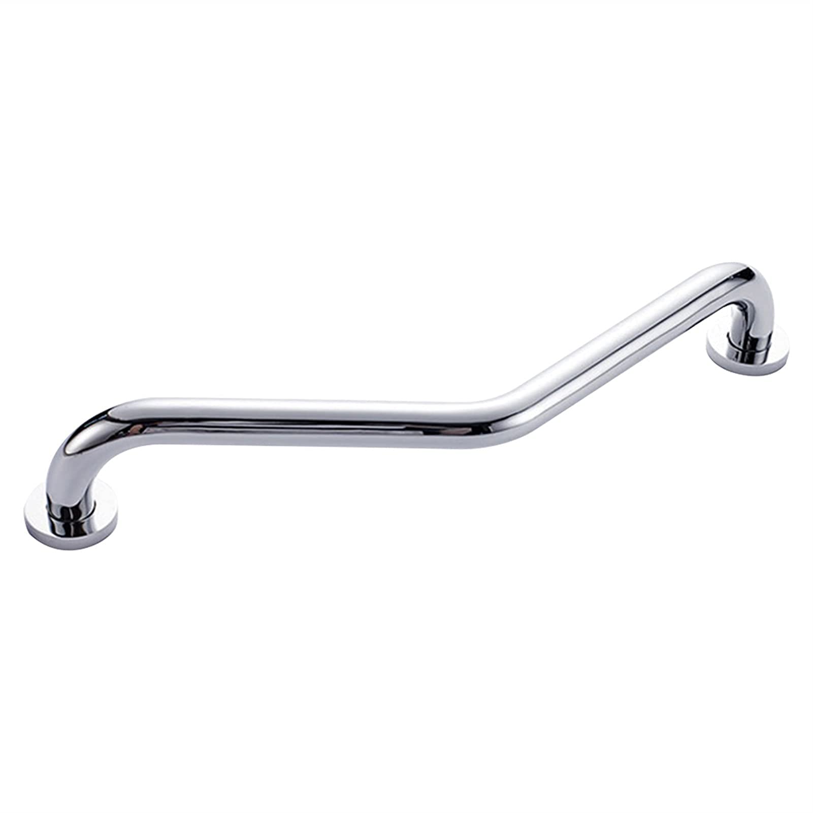 Main courante pour toilettes handicapé barre d'appui argent