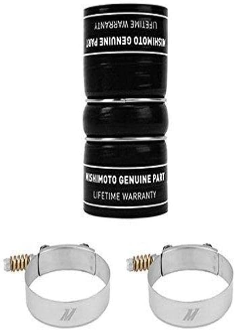 Mishimoto MMBK-F2D-03CL Factory-Fit Cold-Side Lower Boot Kit Fits Ford 6.0 Powerstroke 2003-2007 Black