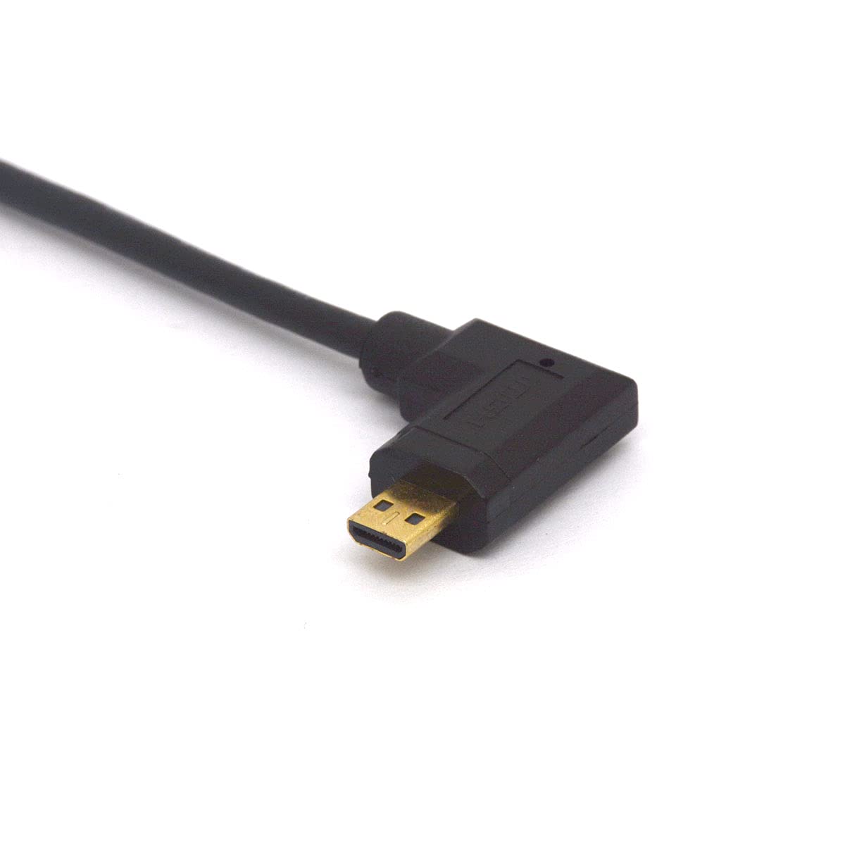 PNGKNYOCN Câble Mini HDMI Vers HDMI 15 Cm 90 Degrés Haute Vitesse 4K Mini HDMI Mâle Vers HDMI Mâle - Prend En Charge Ethernet, 3D, Retour Audio (noir