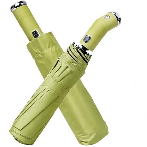 Image of Umbrella, UV Big Size Umbrella for Sun Protection Rain Windproof Strong Large 3 Fold For Men Women Kids Boys Girls Perfect & Stylish Windproof & Compact