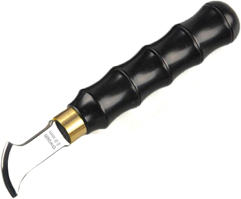 OWDEN Professional Leather Tools,Leather Edge Creaser,Used for Leather Edge Working Decorative Lines.3 Sizes: 1.5-2.0-2.5mm (2.0mm)