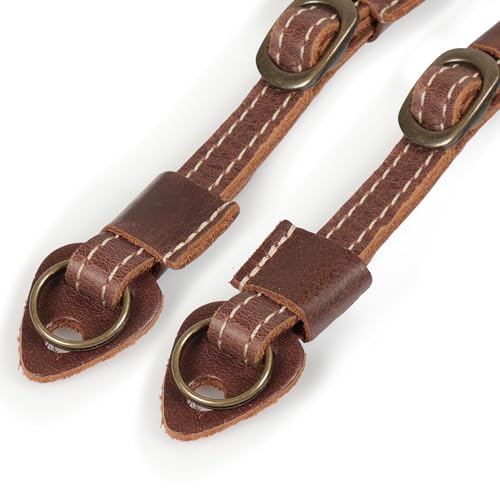 MegaGear Chelly Series SLR, DSLR Schulter- oder Nackengurt aus echtem Leder