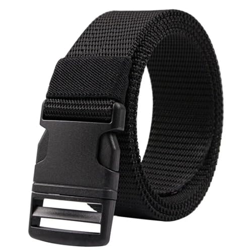 YTR6TW Men's Tactical Nylon Belts Trouser Belt Outdoor Multifunctional Canvas Plastic Buckle Waistband2