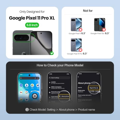 HawkBox for Google Pixel 11 Pro XL Wallet Case with Card Holder,Black by HawkBox - Used condition - Image 4