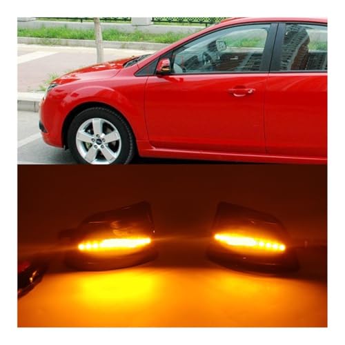 Luz Señal Giro Dinámica Espejo Retrovisor Coche Focus 2 C-MAX 2004-2008 5