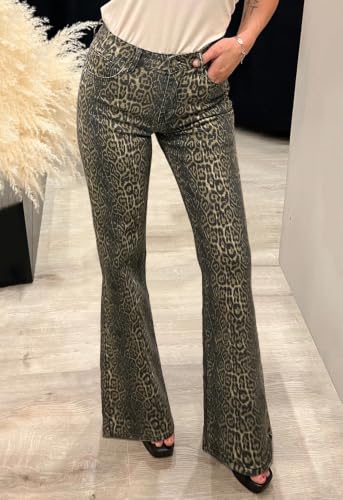 Image of KDF Flare Jeans for Women Women's Bootcut Bell Bottom Jeans High Waisted Stretch Slimming Pants