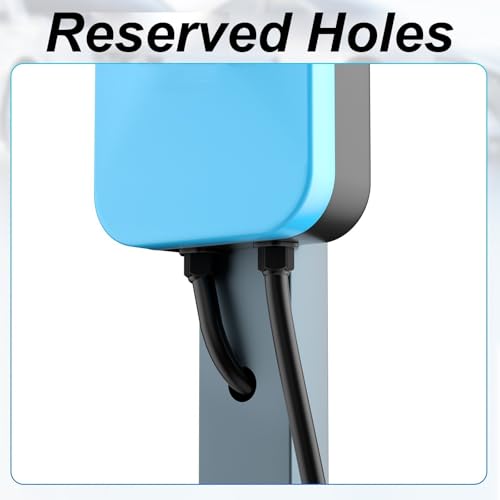Colonne de charge pour véhicule électrique et support de câble de charge EV durable