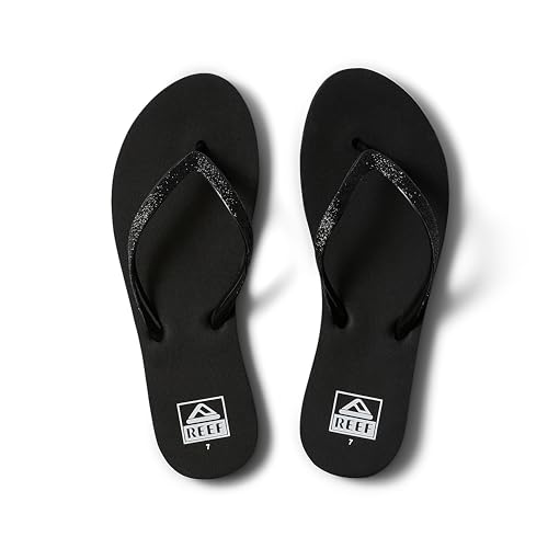 Image of REEF Women's Sandals Stargazer, Glitter Flip Flops for Women With Soft Cushion Footbed