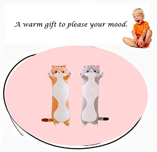 Zhidiloveyou GY_20200707_04 Long Plush Pillow Of Cute Cat For Kids And Adults, Plush Toy Gift thumb #1