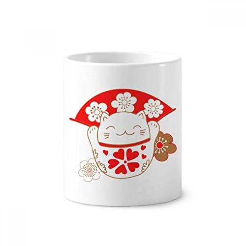 Mug japonais en céramique blanche 350 ml pour ranger ses stylos avec style