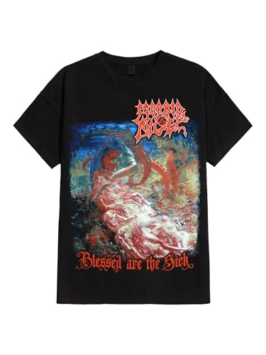 T-shirt Morbid Angel Blessed are The Sick noir Razamataz pour fan de death metal