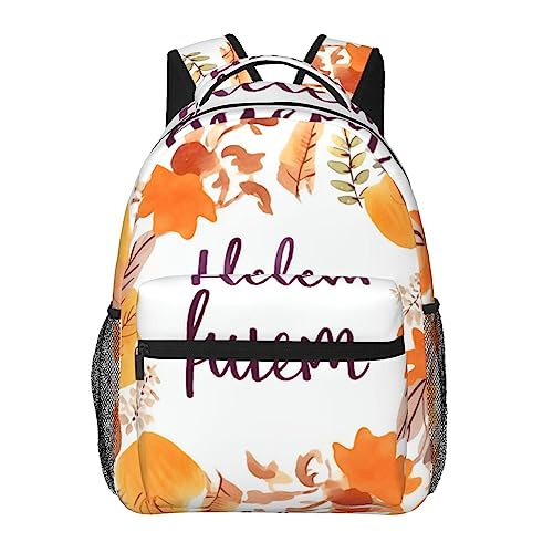 Sac à dos ergonomique Hello Autumn avec impression exclusive et port confortable pour le voyage