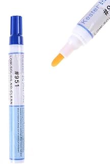 No Clean Soldering Flux Pen, 10ML Rosin Solder Flux Pen, Low-Liquid Solder Flux Pen for Welding Maintenance of PCB Board, Repairing Electronics, Tabbing Wiring Solder
