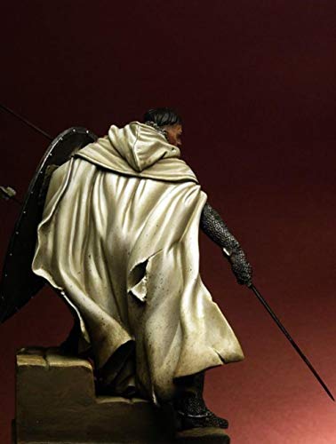 Kit modelo 1/18 para armar Caballero Templario antiguo miniatura 6