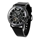 [エンポリオアルマーニ] EMPORIO ARMANI メカニコ アビエイター 43mm スケルトン 自動巻き メンズ 腕時計 AR60028 [並行輸入品]