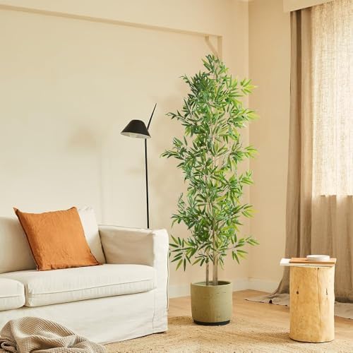 BLAINE | Bambú Mínimal 150cm | Plantas Artificiales Decorativas |...