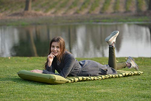 Almofadas de dormir infláveis para gatos noturnos com travesseiro e bolsa de ar para acampamento, mo