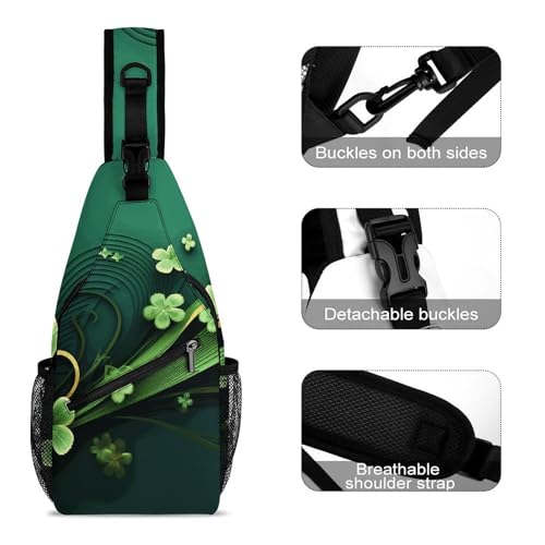 Bolso tipo sling para viaje y senderismo unisex miniatura 3