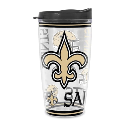 Image of Rico Industries NFL Football Double Wall Mayhem 16oz Tritan Tumbler W Lid