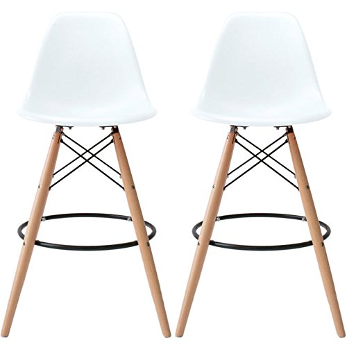 2xhome - Set of Two (2) - White - 28