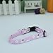 Newtensina Fashion 2 Pieces Cute Flower Pattern Cat Collar with Flower Pendant Pedal Pendant for Cats - PurpleGreen