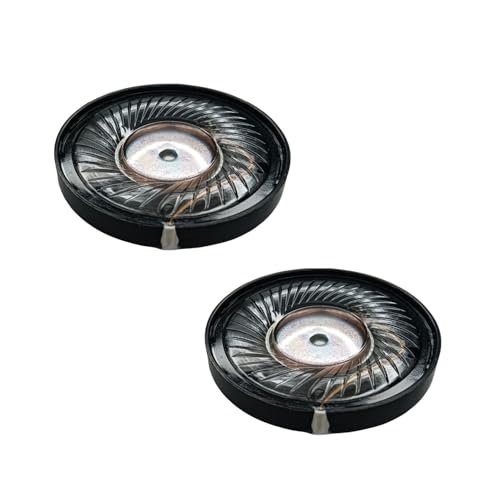Image of High Performance Headphone Speaker, 40mm 32ohm Headset Speaker Driver Compatible with Most Headphones Speaker Systems - 2 Packs