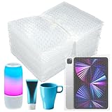 50Pcs Clear Bubble Out Bag Pouches, 8X10 Inch Bubble Pouch Wrap, Double Wall Bubble Cushioning Pouches, Packing Supplies for Storage, Shipping, Moving, Transporting and Packing