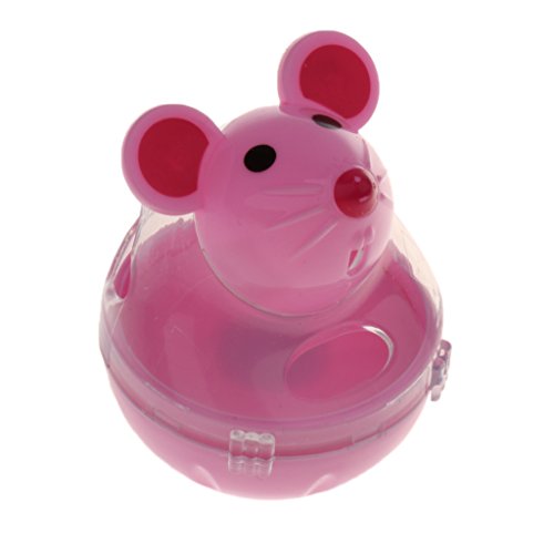 Homozy 2 peças de brinquedo de Natal para gatos, papai noel, rato, alimentador de gatos, brinquedos