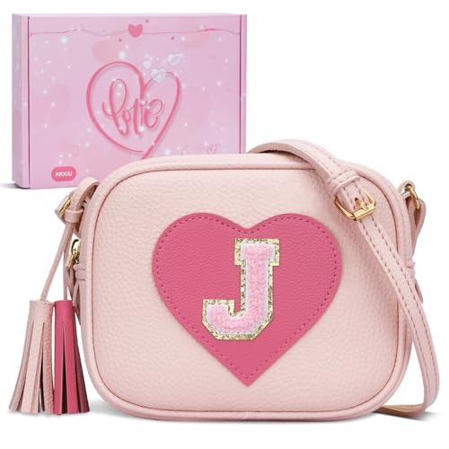 Image of KKXIU Birthday Gifts for Girls Initial Toddler Purse Cute Kids Crossbody Bag