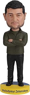 Royal Bobbles Volodymyr Zelenskyy Bobblehead, Premium Polyresin Lifelike Figure, Unique Serial Number, Exquisite Detail