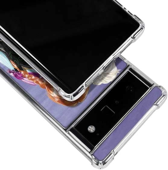 Skinit Clear Phone Case Compatible with Google Pixel 6 - Officially Licensed Disney Frozen Elsa and Anna Sisters Art Design