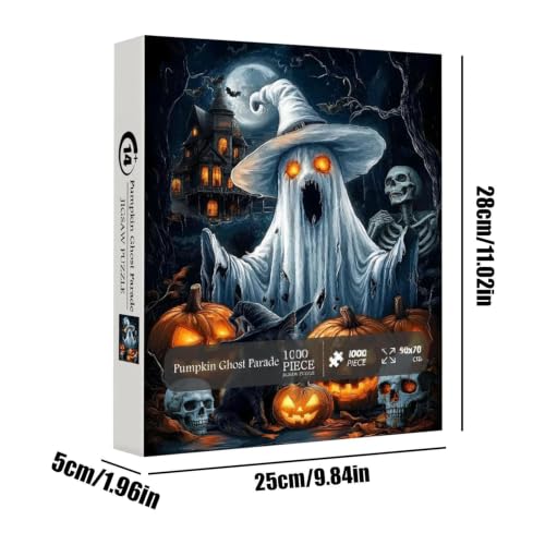 Puzzle de Halloween de 1000 piezas para disfrutar en familia de un salón lleno de misterio 5