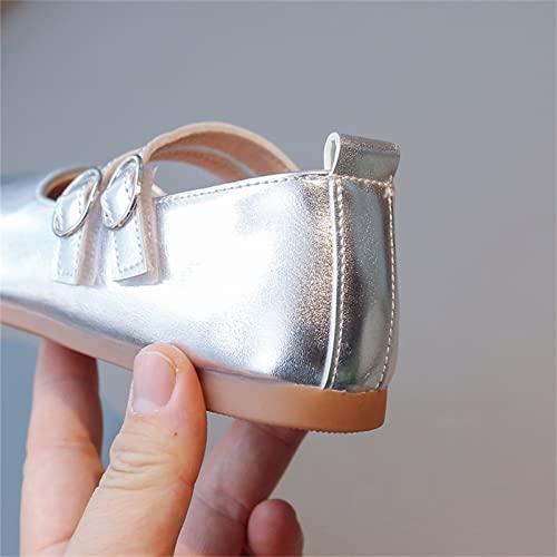 Girls Size 4 Sandals Little Girls Dress Shoes Ballet for Girls Wedding Party School Church Dress Shoes Sandals Toddler4