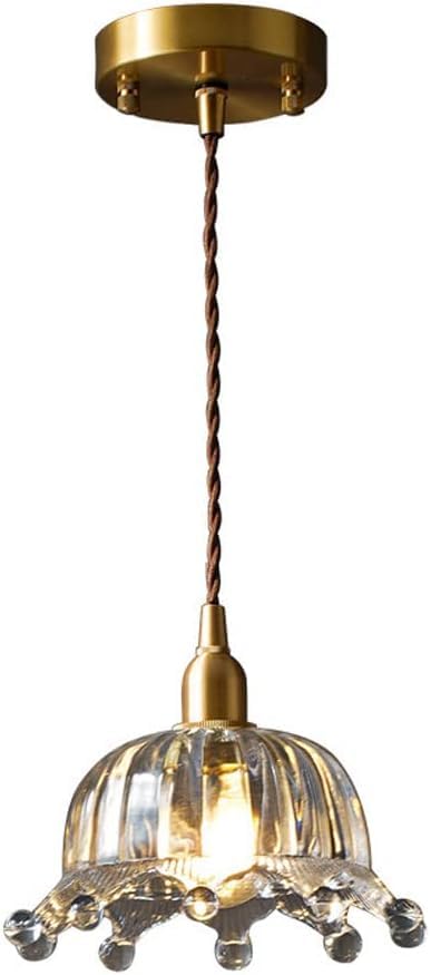 Lustre en Verre de Couronne Moderne pour Sublimer votre Escalier d'Entrée
