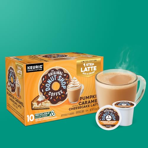 The Original Donut Shop Pumpkin Caramel Cheesecake Latte, Keurig Single Serve K-Cup Pods, 60 Count - image 8