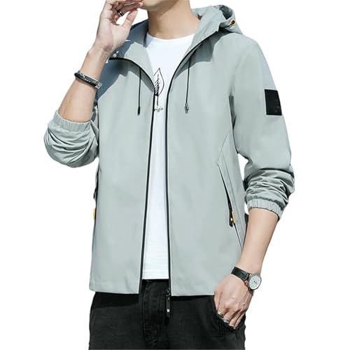 Veste à capuche homme printemps légère pour le haut sportswear des adolescents et adultes