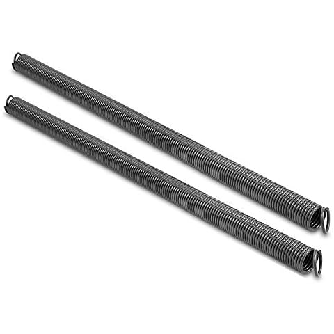 Pair of 140 lbs Heavy Duty Garage Door Extension Springs Stretch Spring,High Precision Electrophoresis Black Coated for Corrosion Resistance,MIN 18000 Cycles for 7ft Garage Door Springs Replacement Cover