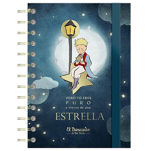 Carnet de notes à spirales Le Petit Prince étoile oubliez les pages volantes avec ce format 12x17