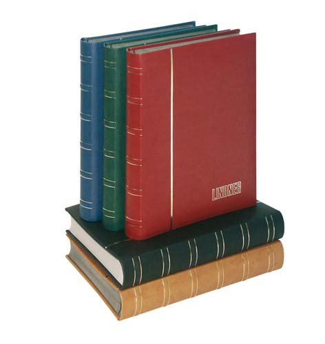 Classeurs pour timbres Lindner 1181 H élégant en nubuck brun clair haut de gamme