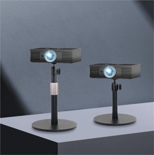 Soporte for proyector multifuncional con altura regulable y base de 20x20cm 5