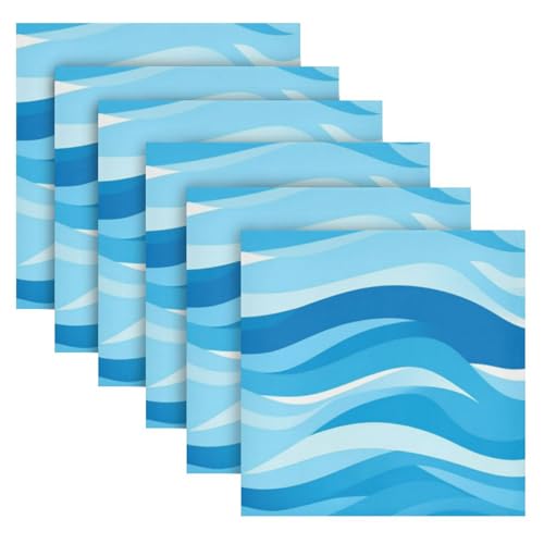 Servilletas de Tela Multicolor Pack x6 20x20 in miniatura 2