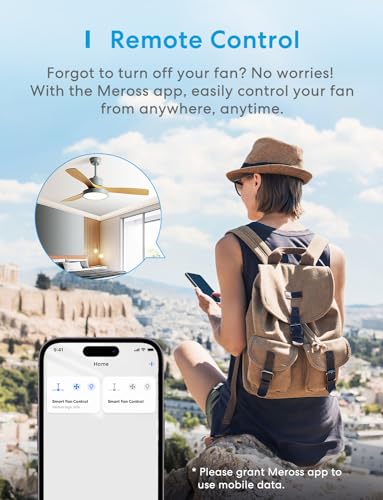 Image of meross Smart Ceiling Fan Control & Dimmer Light Switch Works with HomeKit