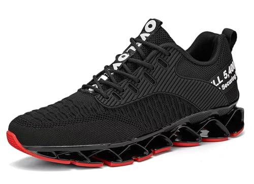Image of Vooncosir Men's Fashion Sneakers Breathable Mesh Running Shoes Blade Non Slip Soft Sole Casual Athletic Walking Shoes